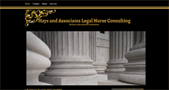 Desktop Screenshot of hayslegalnurseconsulting.com